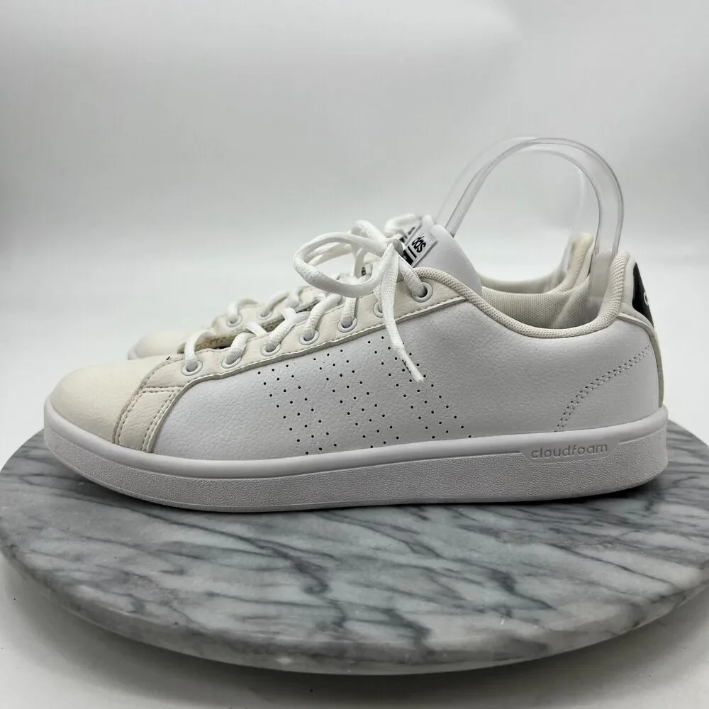 Adidas Cloudfoam Advantage Sneakers Womens 9.5 White Casual Shoes Low Top AW4323